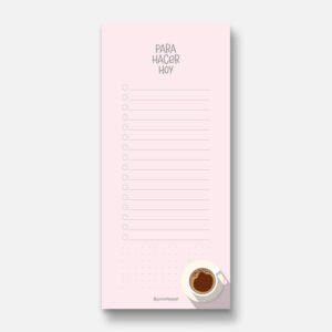 Block de apuntes Café & Rosé