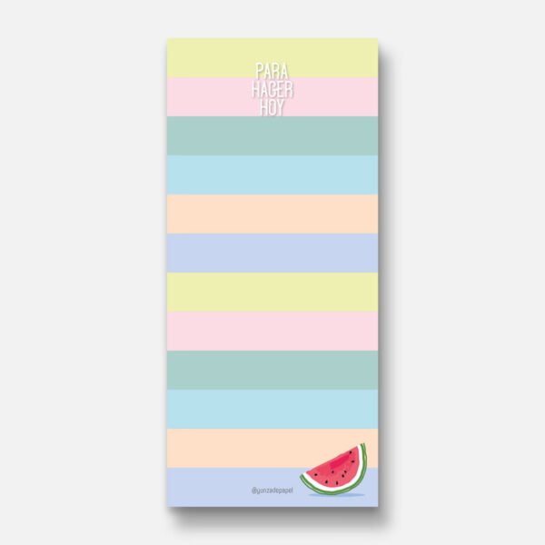 Block de apuntes Sandía Pop