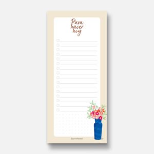 Block de apuntes Floral