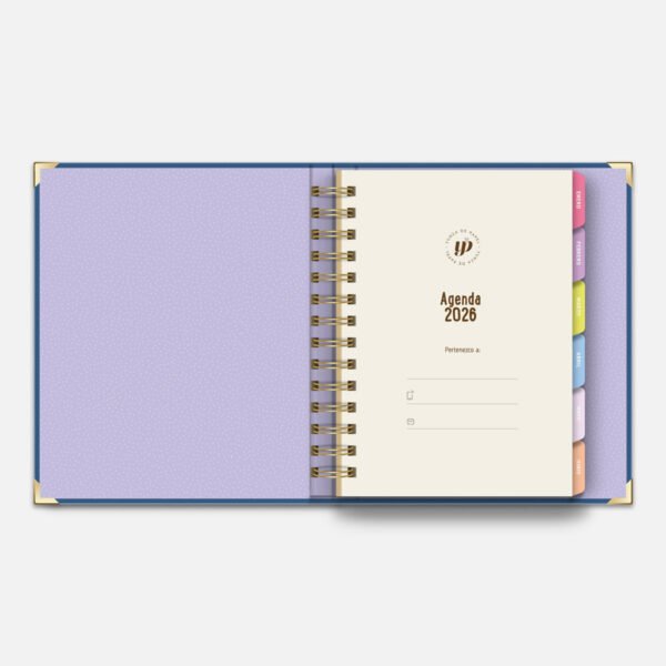 Agenda bidiaria 2026. Anthea