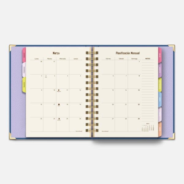 Agenda bidiaria 2026. Anthea