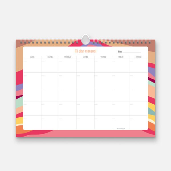 Planner mensual Andean Pop